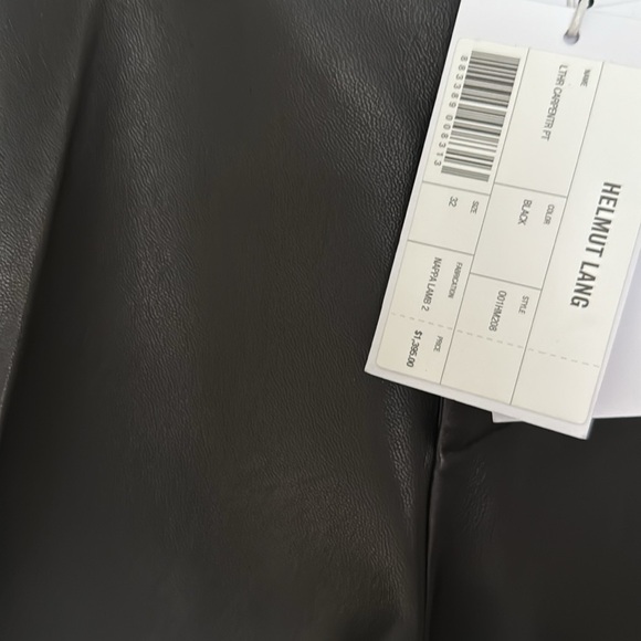 Helmut Lang Leather Pants - Picture 3 of 3